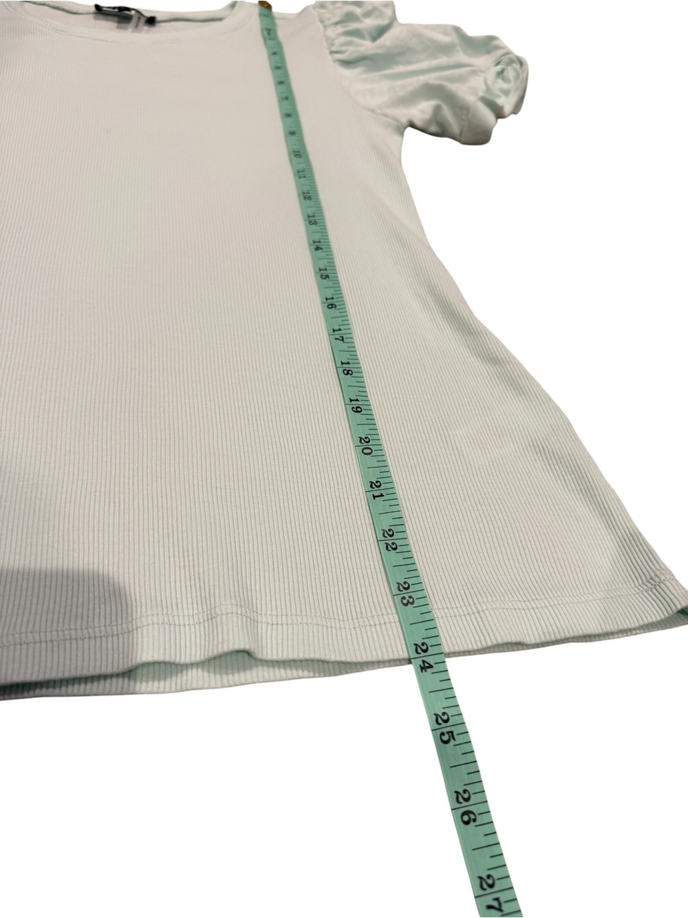 1.STATE Light Blue Ribbed Tee - Picture 4 of 7